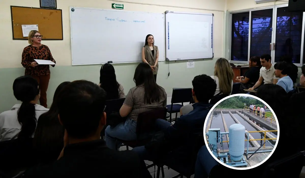 Con la mirada en la mejora del tratado de aguas negras, Andrea Torres alumna de la Maestría en Ciencias Biológicas de la Facultad de Biología, plantea una propuesta innovadora. Foto:Cortesía.