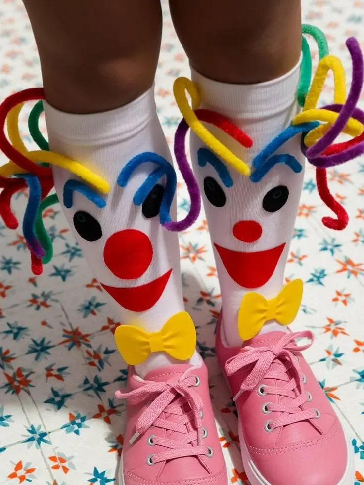 Calceta loca para el Día del Niño y la Niña. Foto: Pinterest.