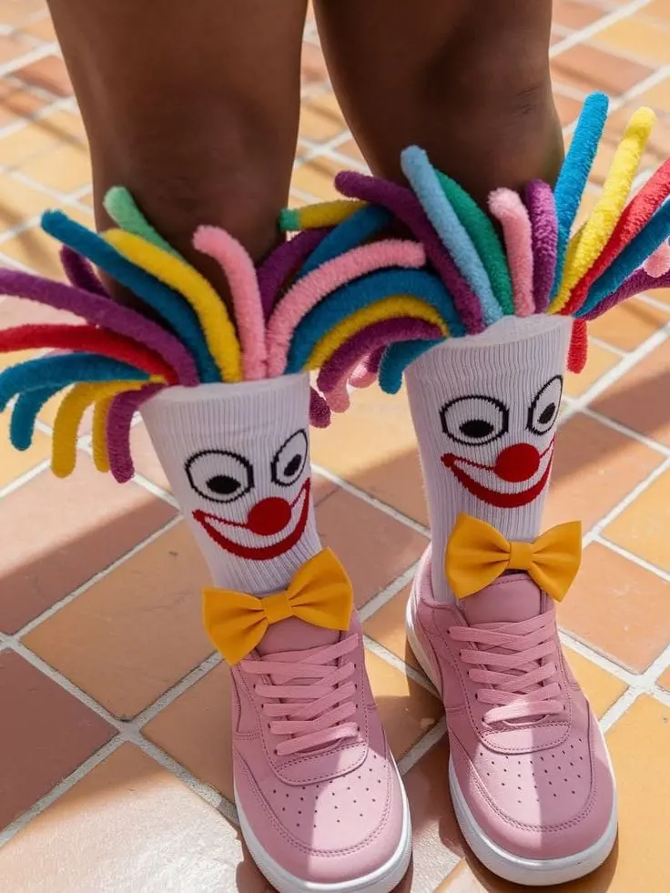 Calceta loca para el Día del Niño y la Niña. Foto: Pinterest.