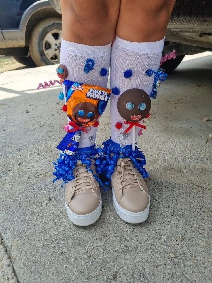 Calceta loca para el Día del Niño y la Niña. Foto: Pinterest.