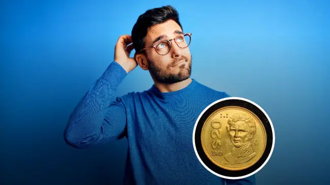 Valor de la moneda donde aparece el primer presidente de México