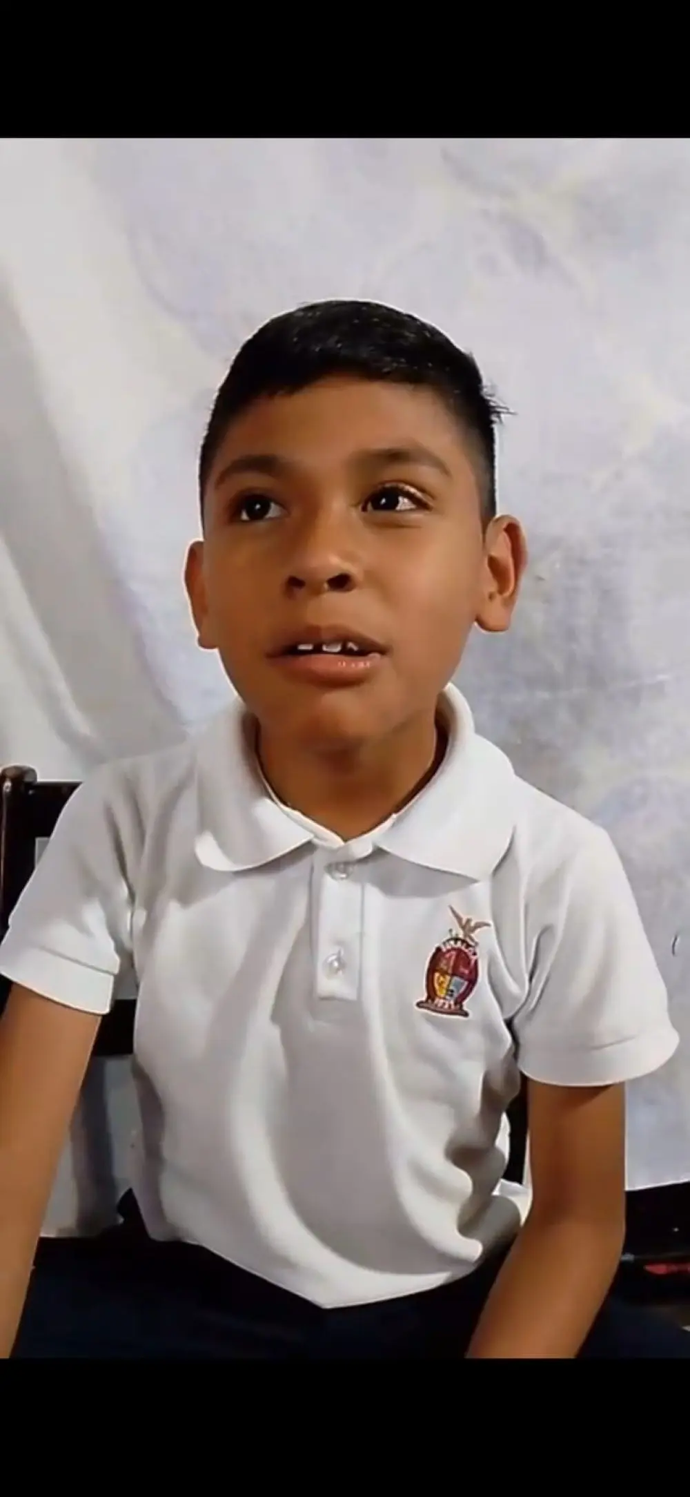 Lamec Ruiz Torres, de Tercero A,  presentó el cuento Los Reyes