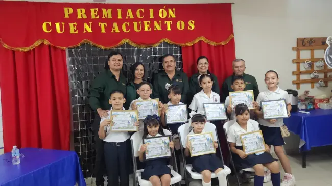 Ganadores del concurso de cuentacuentos en la sindicatura de Villa Juárez, Navolato