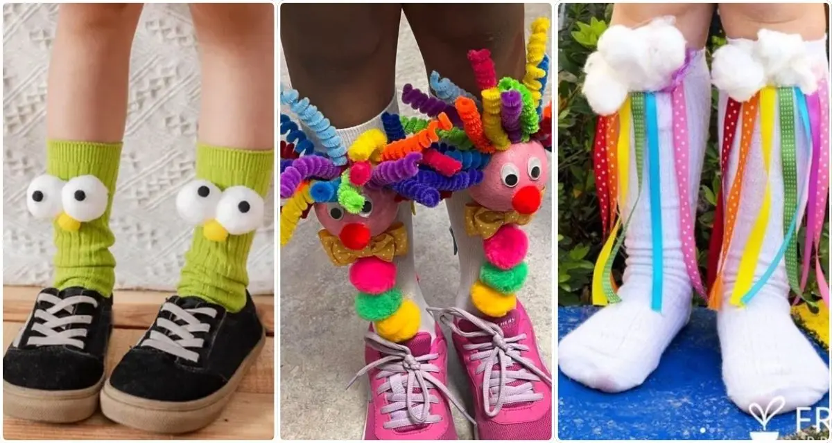 Conoce estas ideas de calcetas locos que puedes hacer junto a tu hija y/o hijo. Foto: cortesía