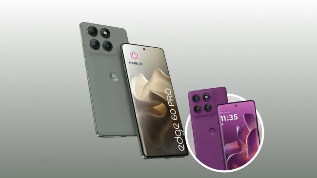 Motorola Edge 60 Pro viene con dos altavoces con tecnología Dolby Atmos. Foto: Cortesí