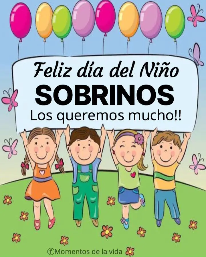 Frases para felicitar a los sobrinos en el Día del Niño