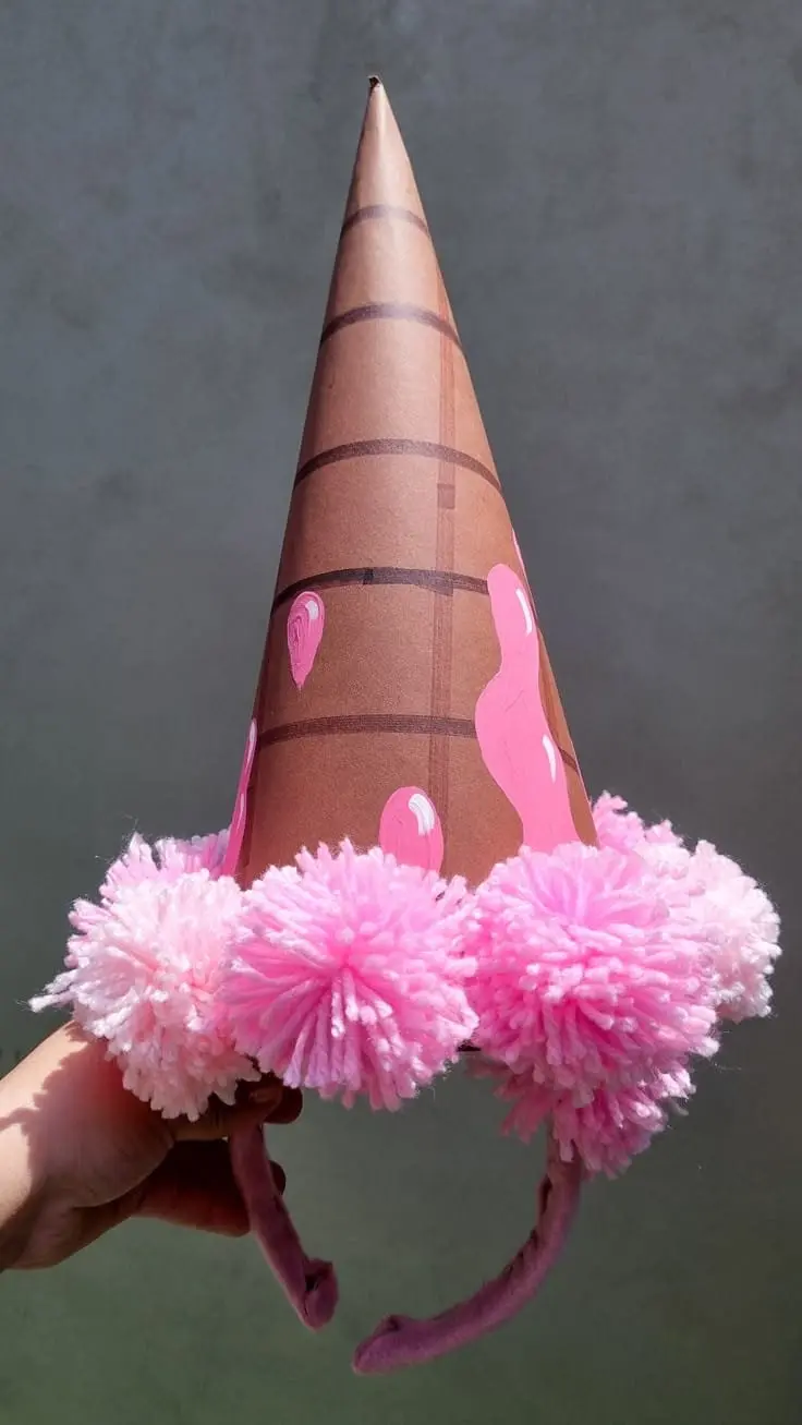 Idea de sombrero loco. Foto: Pinterest.