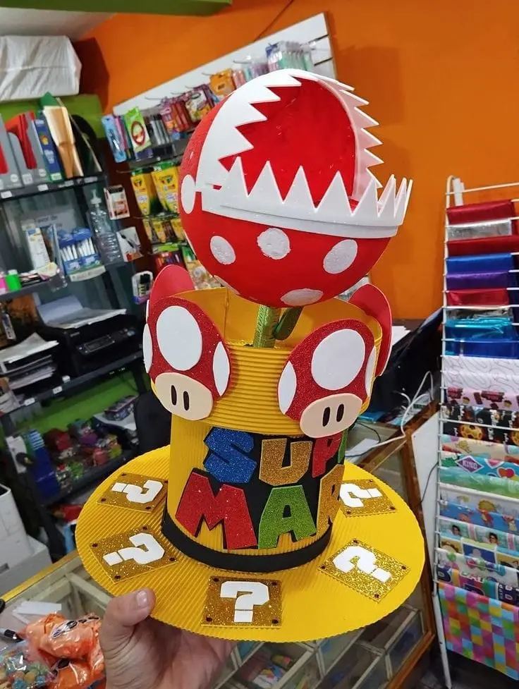 Idea de sombrero loco. Foto: Pinterest.