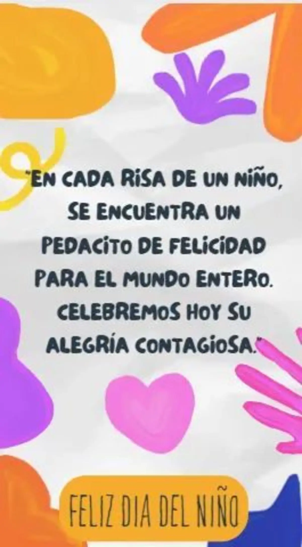 Feliz Día del Niño. Foto: Pinterest