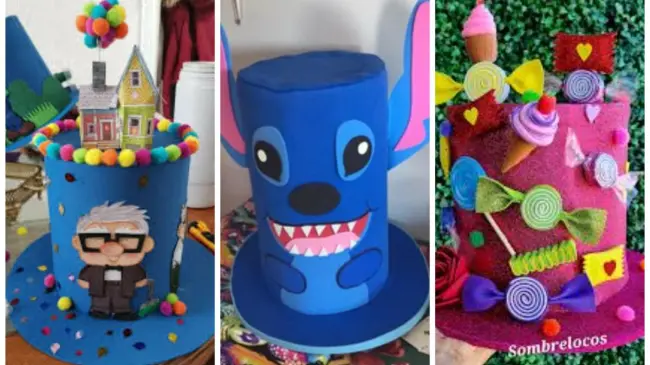 Conoce estas ideas de sombreros locos para hacer junto a tus hijos y/o hijas. Foto: cortesía
