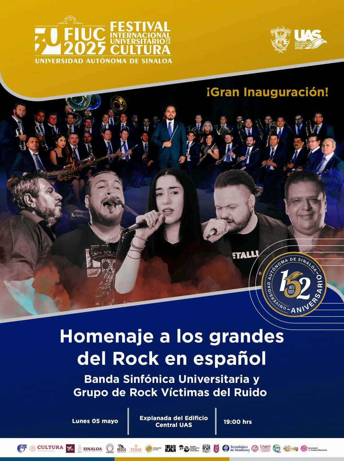 Disfruta del Festival Internacional Universitario de la Cultura 2025. Foto: Cortesía.