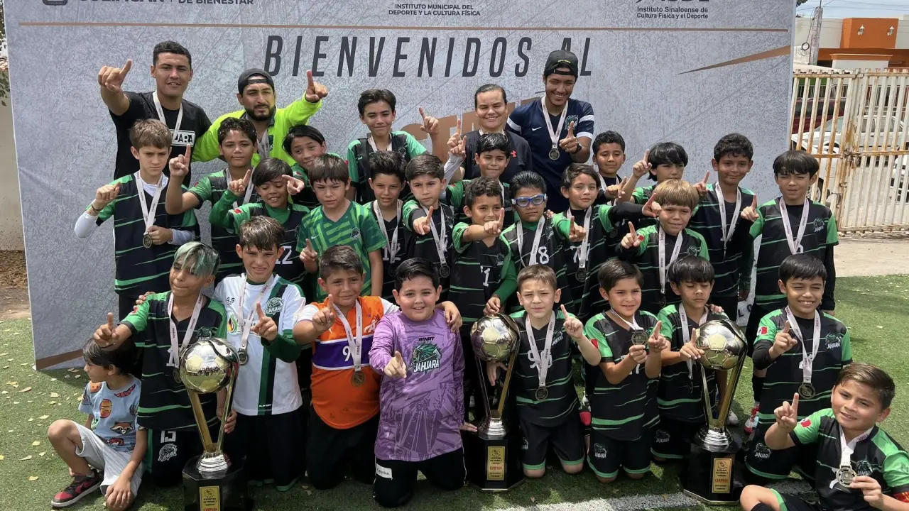 Primera edición del Torneo Estatal Infantil de Futbol 7 fomenta valores y talento en Culiacán. Foto: IMDEC.
