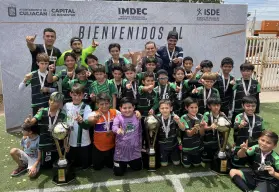 Niñas y niños de Culiacán, La Cruz y Escuinapa brillan en el Torneo Estatal Infantil de Futbol 7