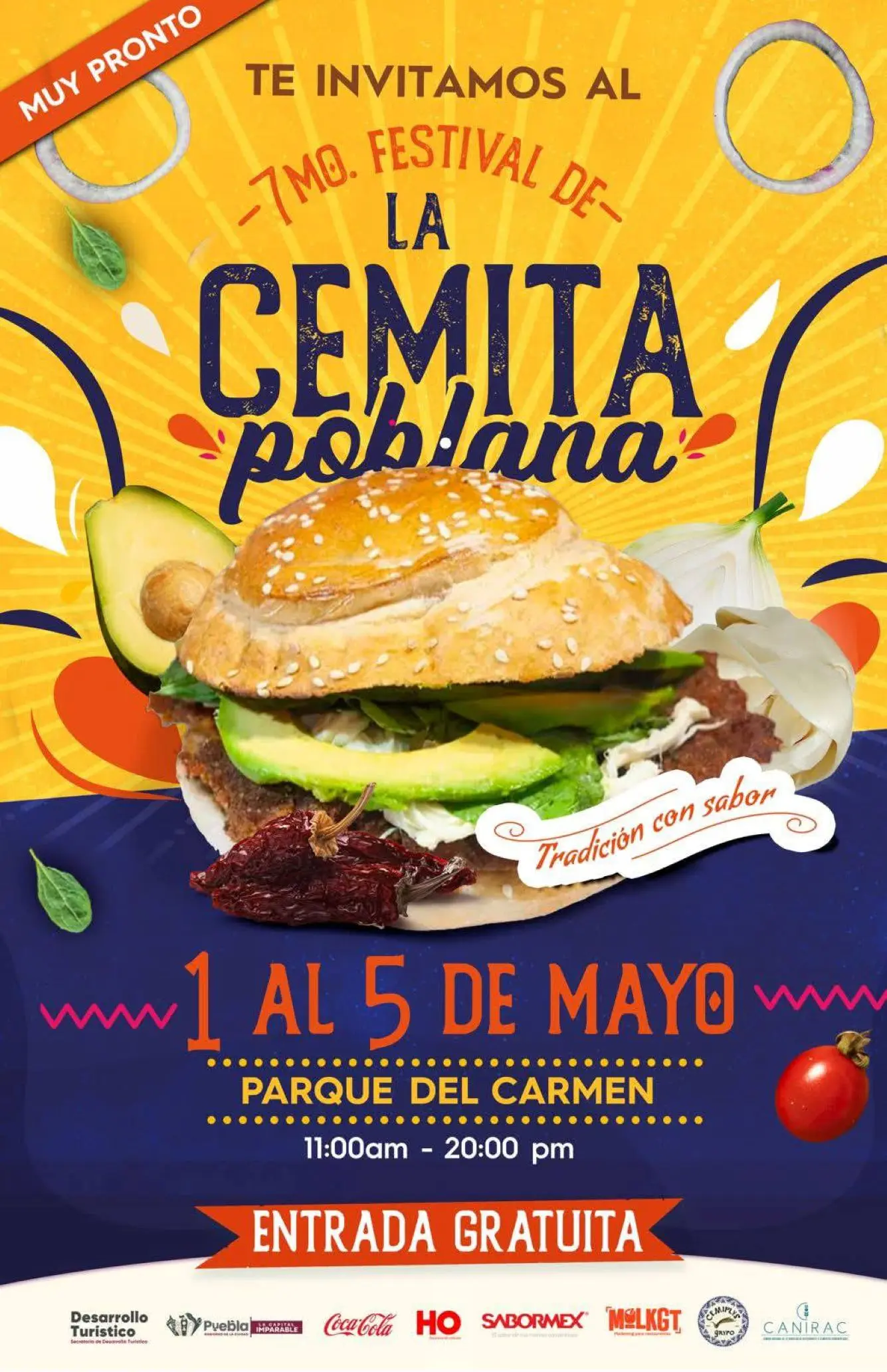 Festival de la Cemita 2025 en el parque del Carmen. Foto: Cortesía