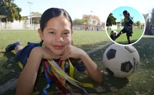 ¡Futuro brillante! En Culiacán Gema Renata persigue su sueño de ser jugadora profesional y conquistar el fútbol mundial