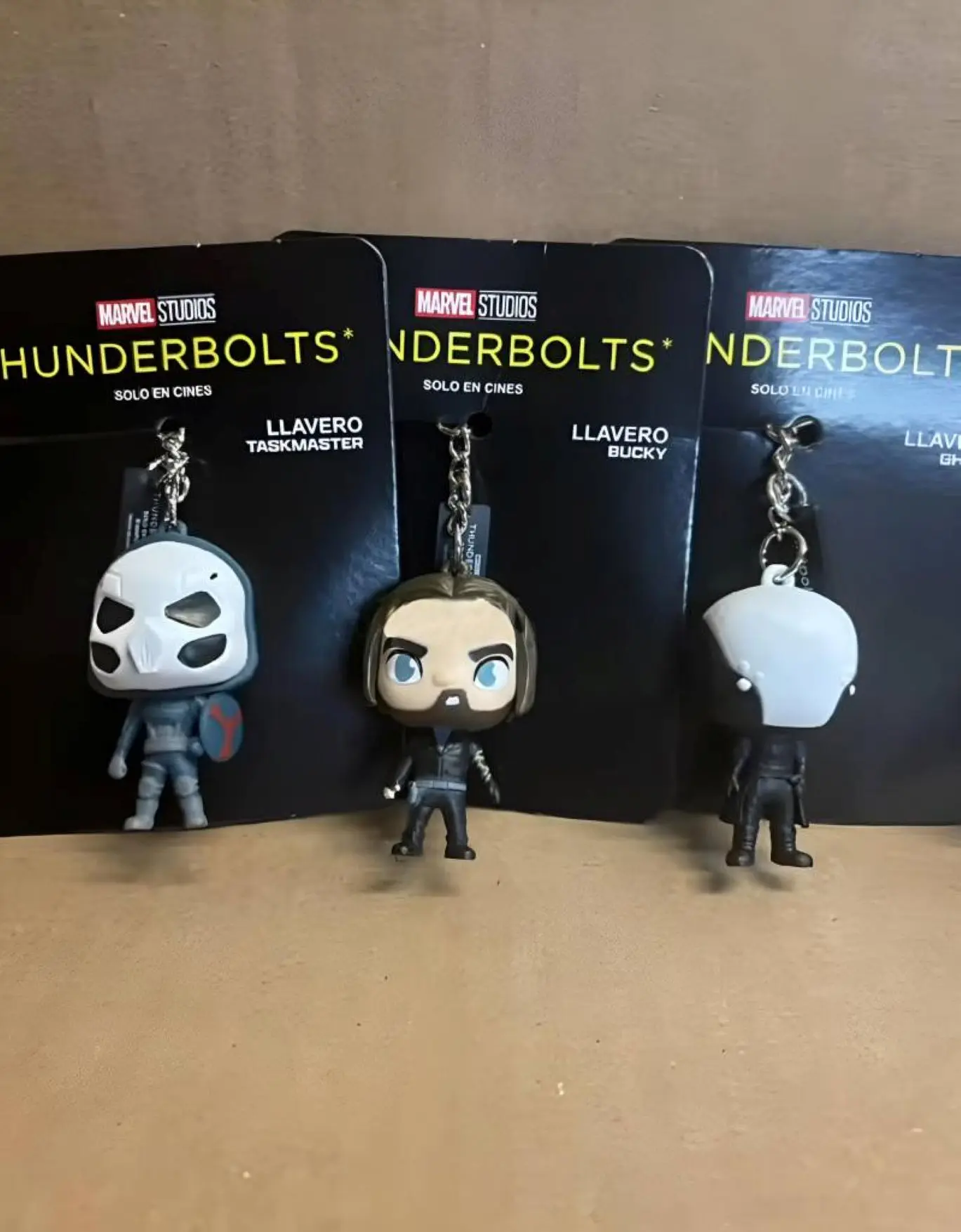 Llaveros de Thunderbolts en Cinepolis. Foto: Coleccionando