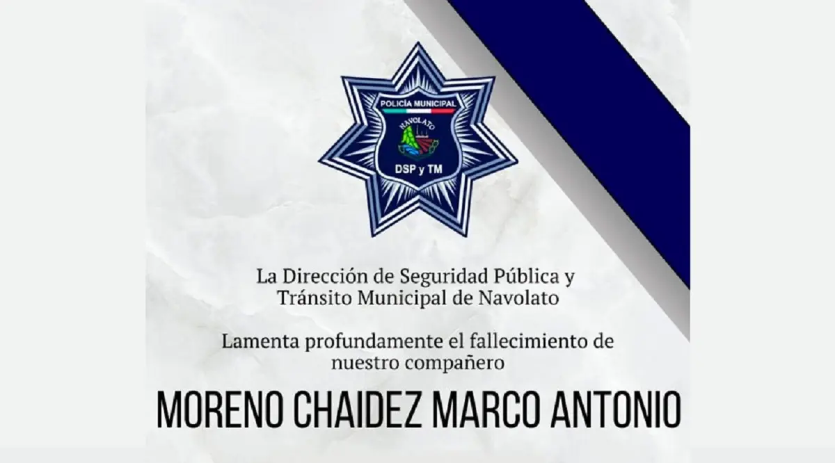 Seguridad Pública de Navolato lamenta asesinato del comandante Marco Antonio: “Su legado vivirá por siempre”