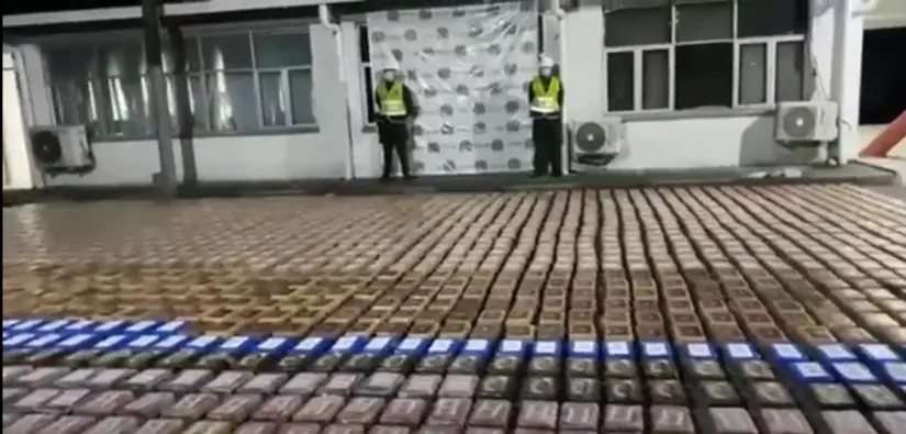 Aseguran casi dos toneladas de cocaína en Colombia dentro de contenedor con destino a Ensenada, Baja California