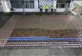 Aseguran casi dos toneladas de cocaína en Colombia dentro de contenedor con destino a Ensenada, Baja California