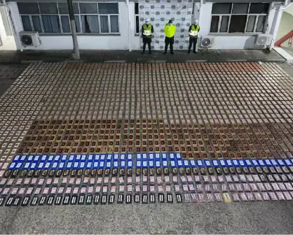 Aseguran casi dos toneladas de cocaína en Colombia dentro de contenedor con destino a Ensenada, Baja California
