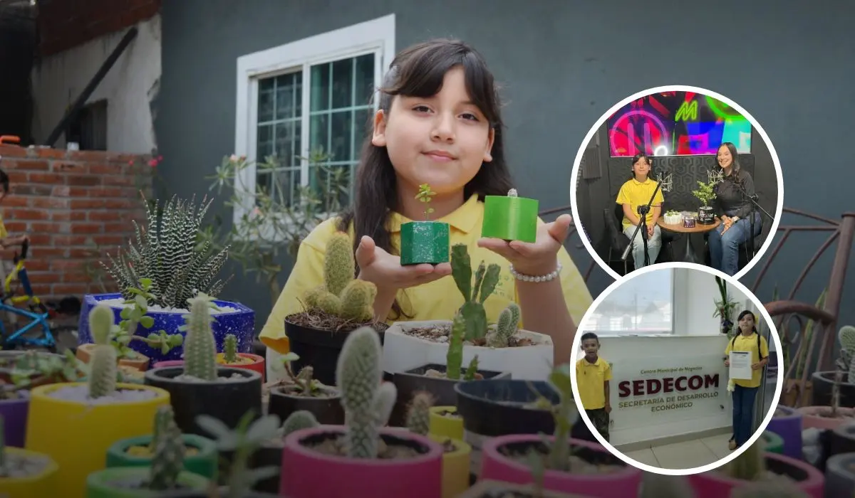 Camila Monserrat, sigue sembrando sueños y cosechando éxitos con sus macetas únicas en Culiacán
