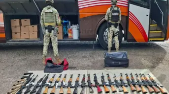 Cateo en Concordia, Los Mochis y Rosario asegura armamento, equipo táctico y 31 campamentos