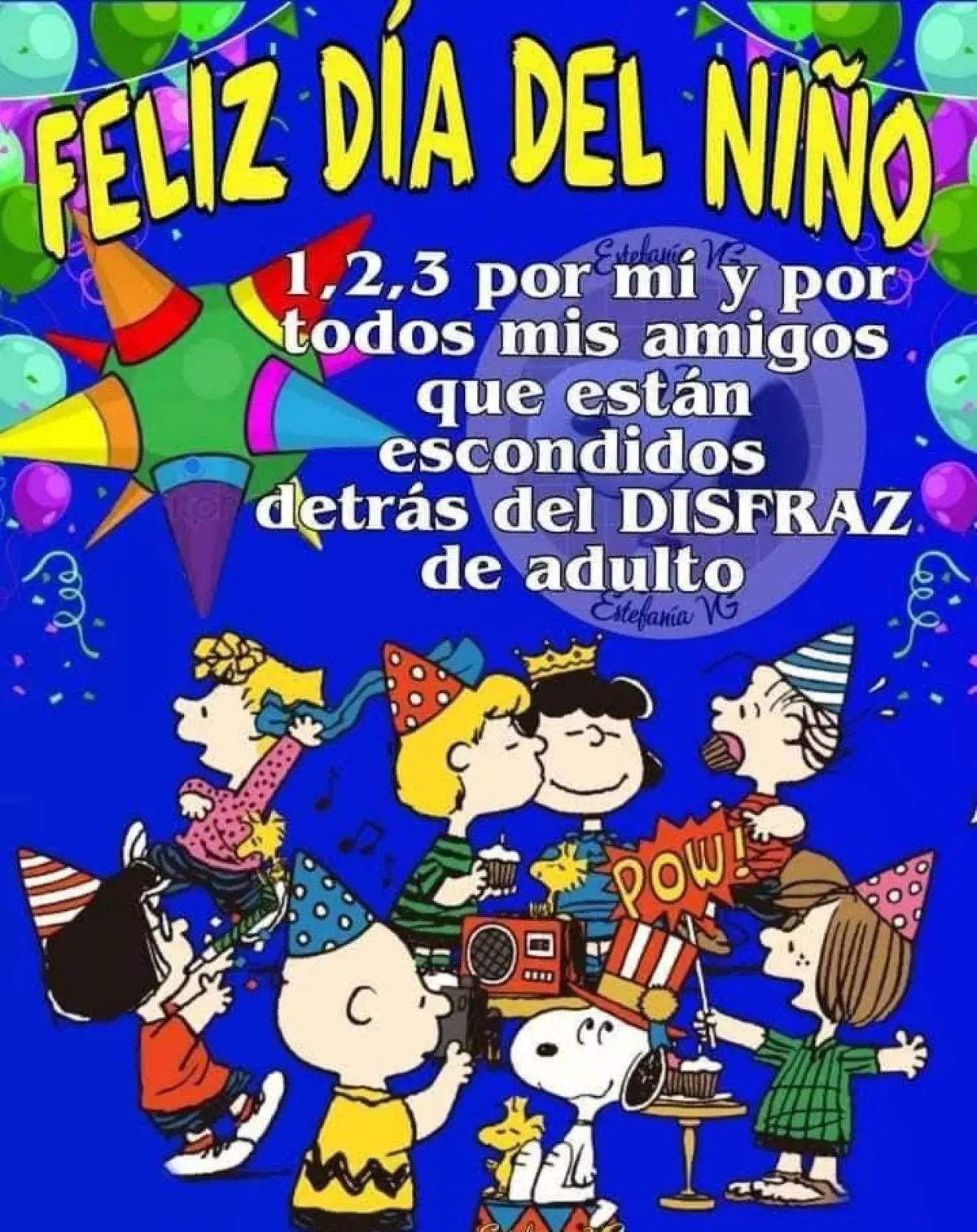 ¡ Feliz Día del Niño 2025! felicitaciones. Foto: Cortesía