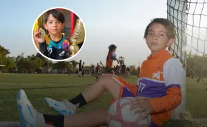 El fútbol corre por sus venas: Desde los 3 años, en Culiacán Dylan Matteo vive el deporte rey con tenacidad y pasión