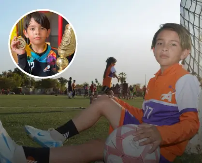 El fútbol corre por sus venas: Desde los 3 años, en Culiacán Dylan Matteo vive el deporte rey con tenacidad y pasión