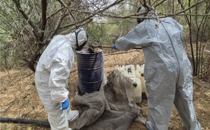 En Sinaloa, aseguran centros de materiales químicos para drogas