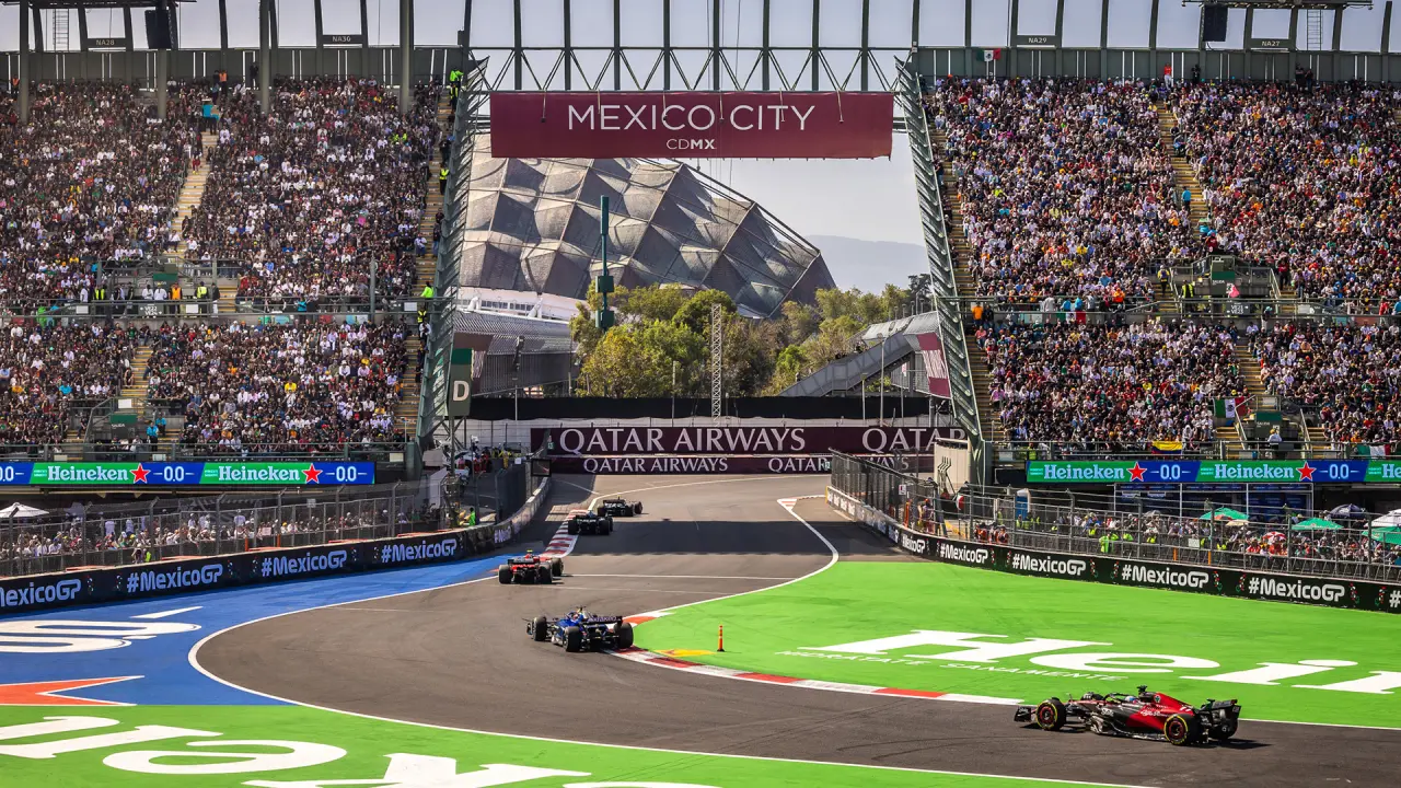 El Gran Premio de México seguirá en la F1 hasta 2028. Foto: Gran Premio de México