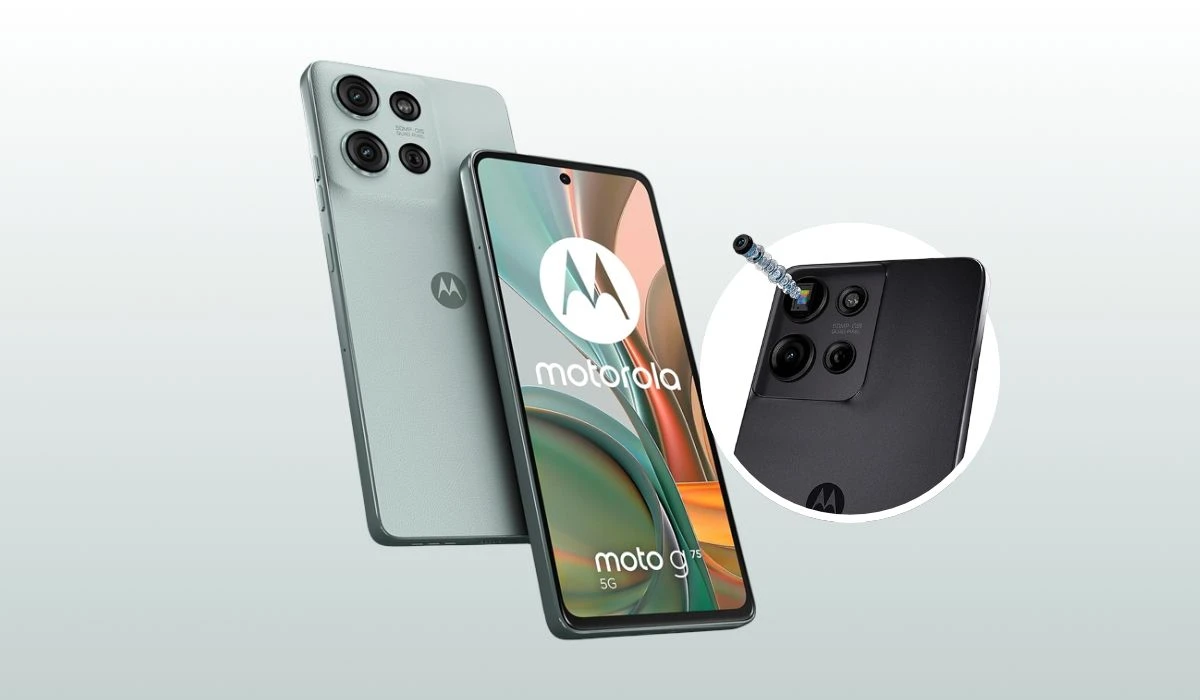Motorola Moto G75 con batería de larga duración. Foto: Cortesía
