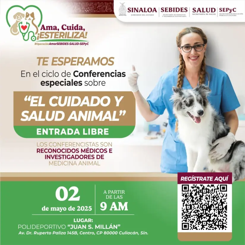 Con este QR podrás registrar a tus mascotas para que puedan recibir la atención adecuada. Foto: Cortesía.