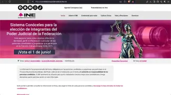 Elección Judicial 2025: con está pagina puedes conocer a los candidatos y la boleta
