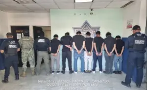 Marina rescata a persona secuestrada y detienen a 7 durante cateo en Cajeme, Sonora