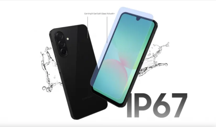 Samsung Galaxy A26 5G. resistente al agua