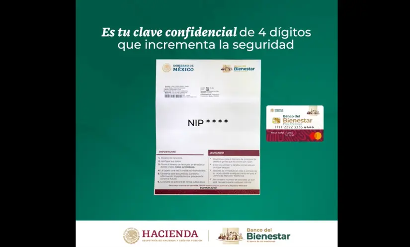 Es importante realizar el cambio de NIP para evitar cualquier inconveniente que afecte al pago. Foto: Cortesía.