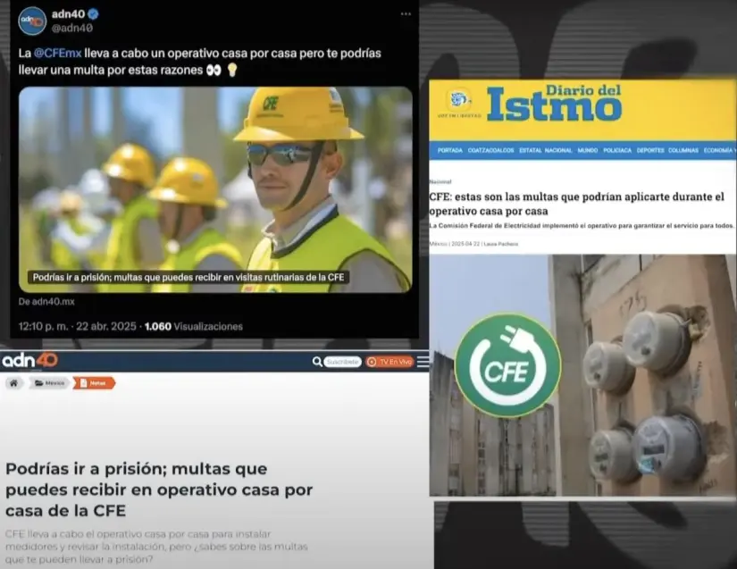 Mentiras sobre operativo