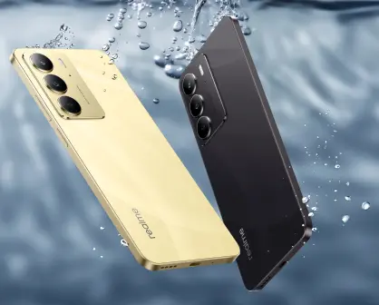 Realme C75: uno de los mejores celulares aprueba de agua