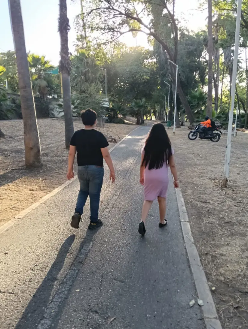 Algunas familias asisten a disfrutar de este espacio exclusivo.