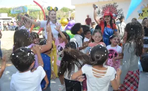 ¡Juegos, diversión y mensajes de paz! Festejan a lo grande a niños y niñas en el CESAVVI 5 de Febrero en Culiacán
