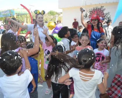 ¡Juegos, diversión y mensajes de paz! Festejan a lo grande a niños y niñas en el CESAVVI 5 de Febrero en Culiacán