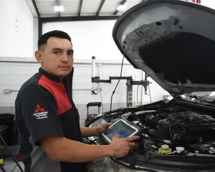 Néstor Martínez, el mejor mecánico de Mitsubishi; es de Culiacán y se va a Japón a representar a México