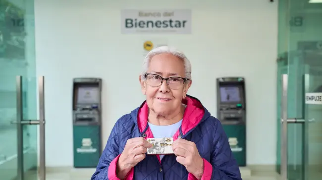 El recurso se deposita en la Tarjeta del Banco del Bienestar. Foto: Gob. de México