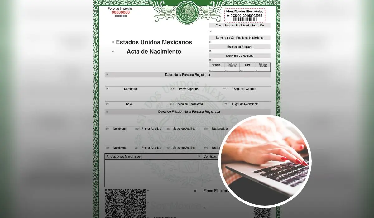Paso a paso de cómo tramite el acta de nacimiento digital certificado en linea Foto: Gobierno de México