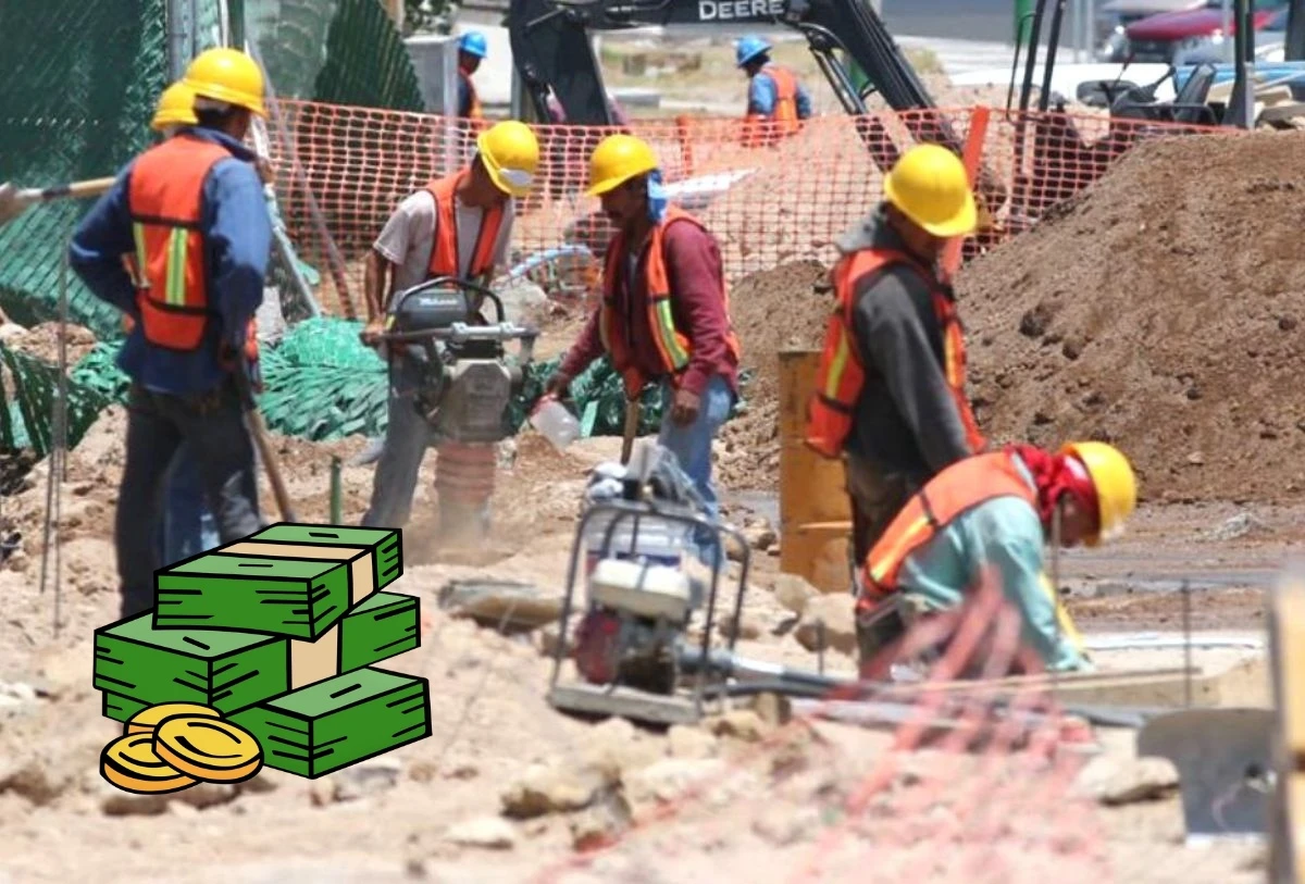 Los salarios de los albañiles pueden variar en México. Edición de foto: TBN