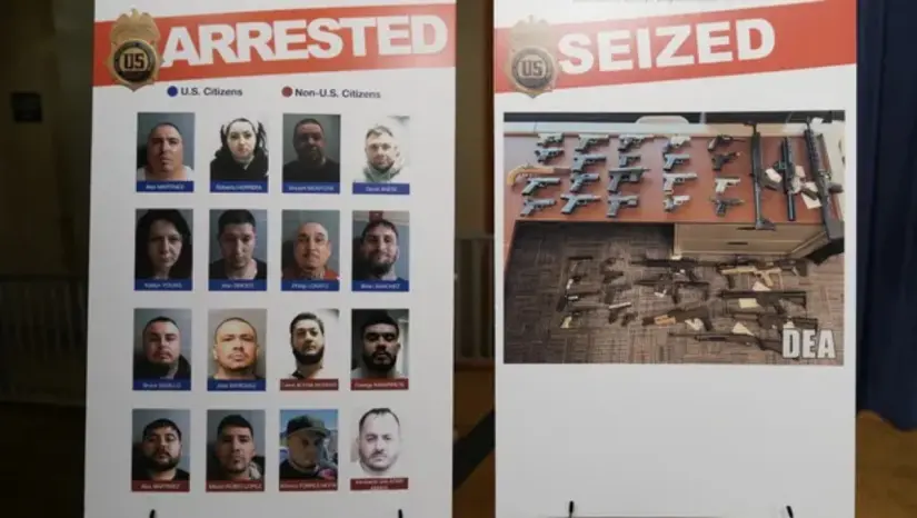 Estados Unidos asegura 3 millones de pastillas de fentanilo y captura a 16 miembros del Cártel de Sinaloa