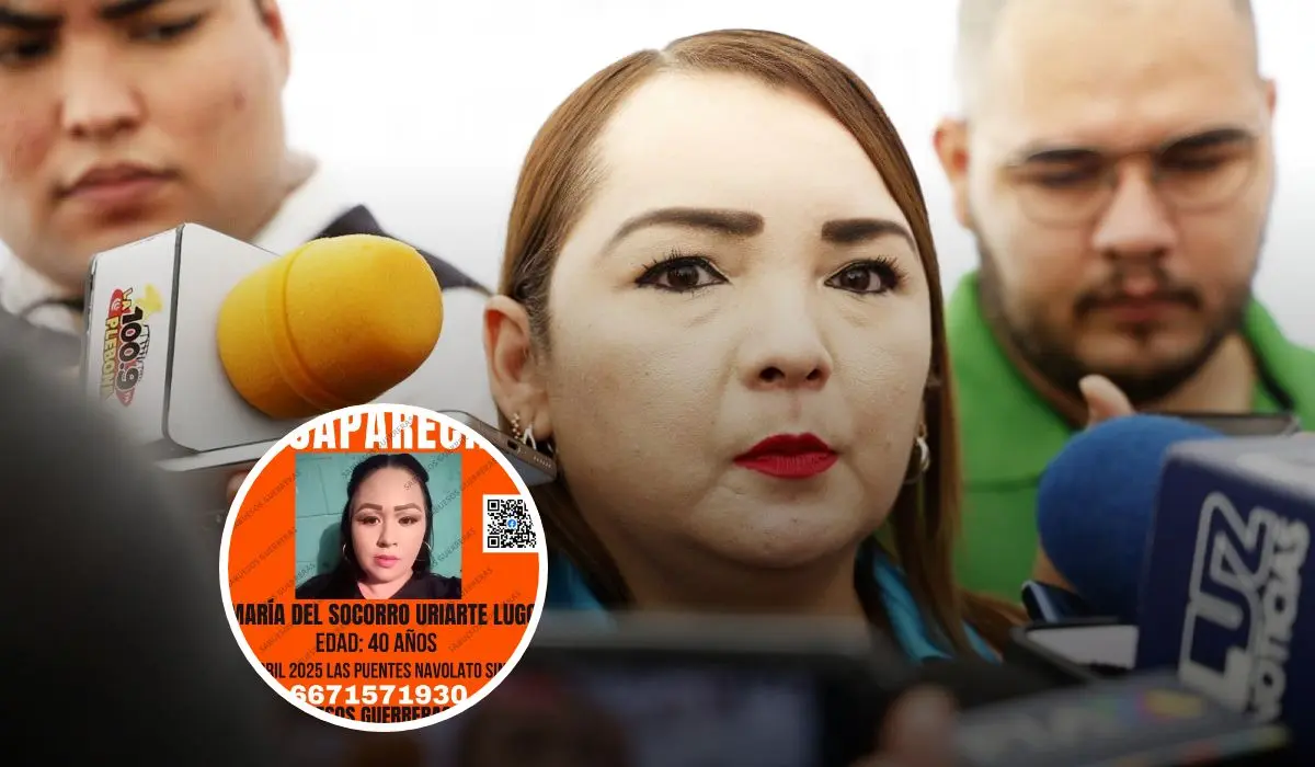 Claudia Zulema Sanchez Kondo da a conocer que sigue la búsqueda de la familia desaparecida en Navolato Creditos de foto: Los Noticieristas / Sabuesos Gerreras