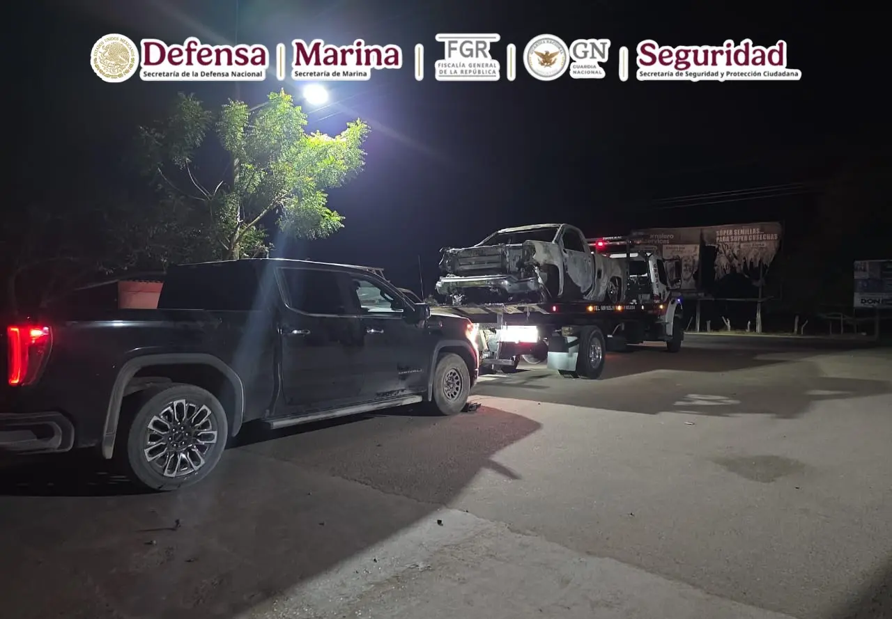 La acción fue encabezada por elementos de la Marina, en coordinación con Defensa, FGR, GN y SSPC. Foto: SSPC