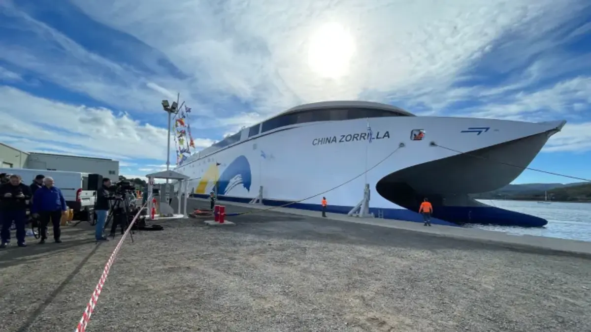 El buque eléctrico más grande del mundo